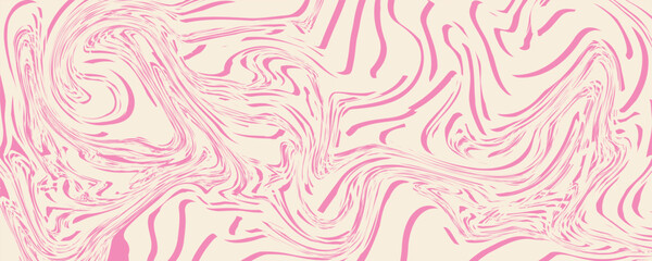 abstract seamless pattern. gouache painting. paint brush strokes, exotic wavy lines. 80s style