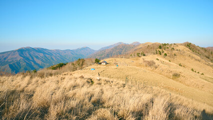 三嶺〜剣山の縦走路