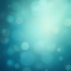 Abstract teal and turquoise bokeh background, soft light, blurred circles, gradient, dreamy atmosphere, calming mood, peaceful scene, subtle