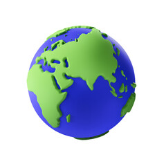 Earth 3D Illustration