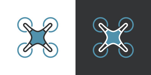 シンプルなドローンのアイコン