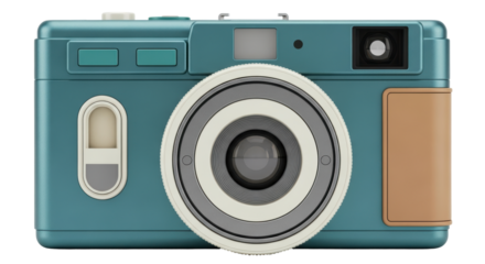 Isolated Retro Camera
