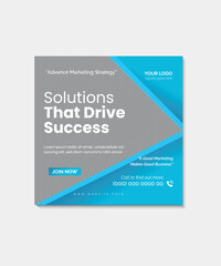 corporate business social media post