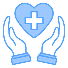 Health Care Blue Icon