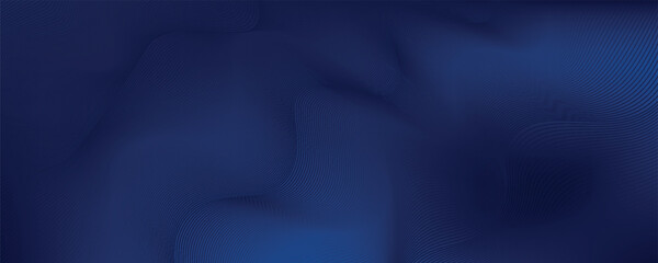 Luxury background design with diagonal abstract blue line pattern in dark color. Vector horizontal template for business banner, premium invitation, voucher, prestigious gift certificate.