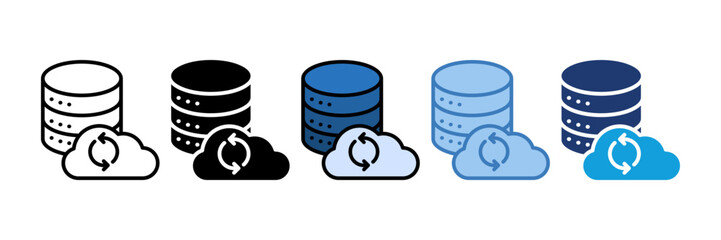 Data Sync Icon Element For Design
