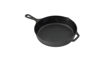 A cast iron skillet, ideal for cooking and baking due to its excellent heat retention and...