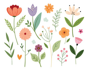 Fototapeta premium seamless pattern with tulips