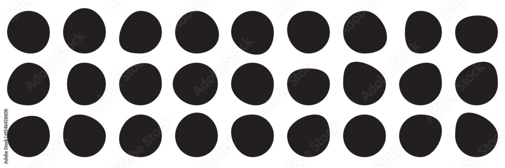 Poster blobs icon. rock black icons. drops or stone silhouettes. vector set of black blobs . organic blob s