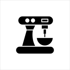 stand mixer vector icon line template