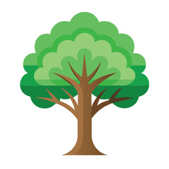 Neem tree color icon vector. neem tree sign. isolated symbol illustration