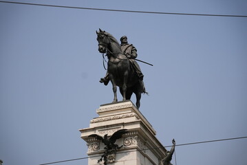 Horse monument in Italy