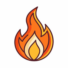 vector fire icon