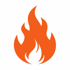 vector illustration of a fire