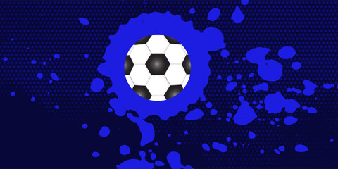 leather soccer ball. Soccer balls or football ball.  Vector illustration. Eps 10.