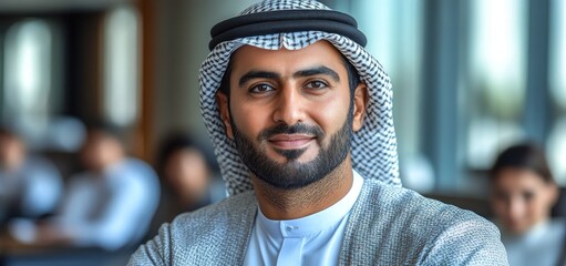 Portrait of a Confident Emirati Man