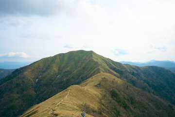 剣山から次郎笈へ続く稜線