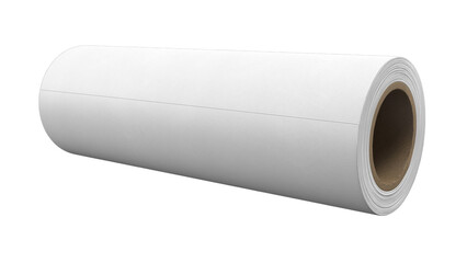 A roll of blank paper, typically used for various printing and crafting purposes.