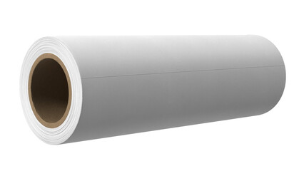 A roll of plain white paper used for various printing and crafting purposes.