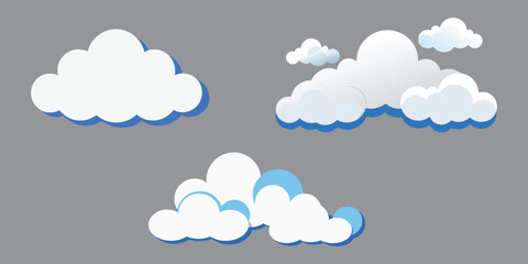 weather icons set vector