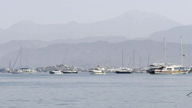 Yacht in Fethiye Marina