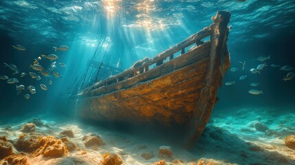 Sunken Shipwreck: An Underwater Mystery