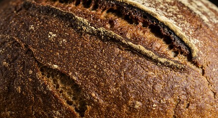 Artisan Sourdough Bread: Rustic Texture and Golden Crust