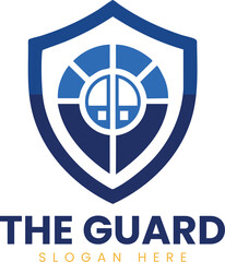 Security Logo Design with lock sign