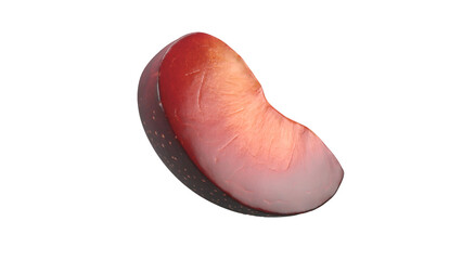 A kidney-shaped object with a gradient color, possibly representing a food item or a graphic design element.