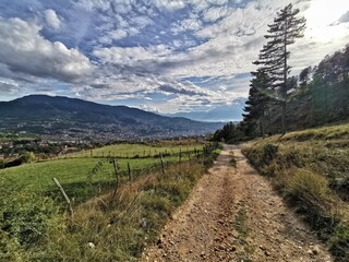 Mountain Trail Overlooking Sarajevo, Bosnia