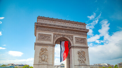Fototapeta premium Arc de Triomphe in Paris.