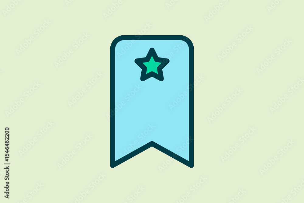 Poster bookmark icon. icon related to ui elements. suitable for web site, app, user interfaces,element, pri