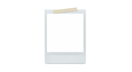 Polaroid photo transparent background image