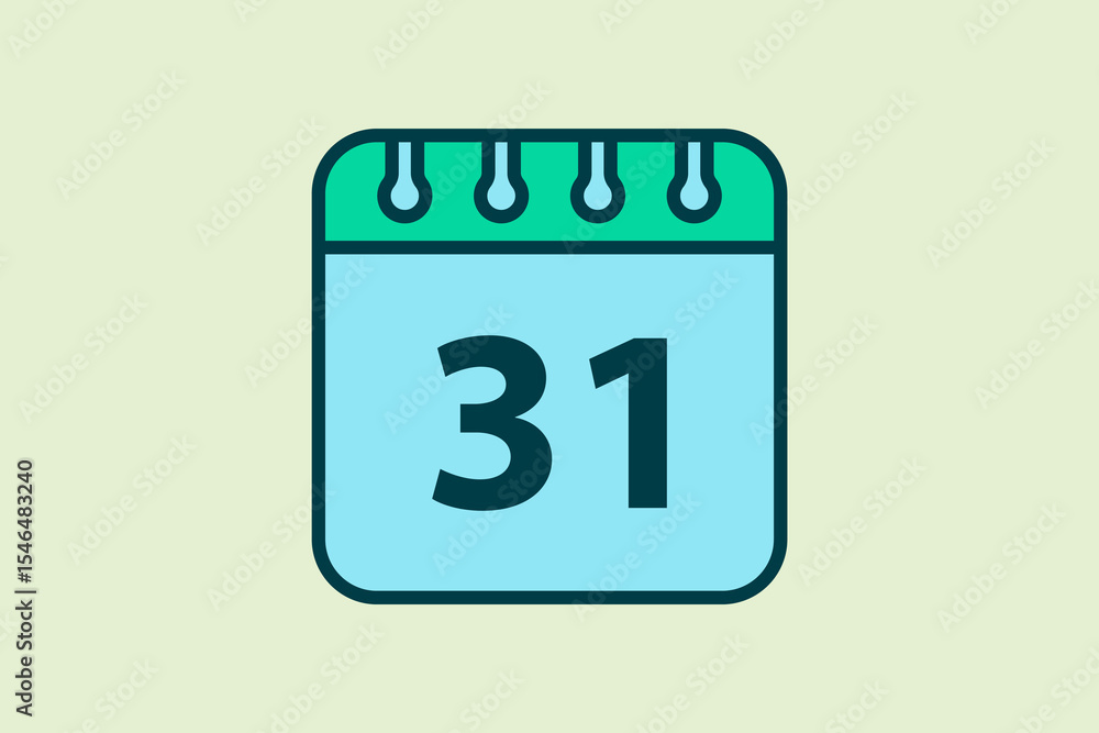 Poster calendar icon. icon related to ui elements. suitable for web site, app, user interfaces,element, pri