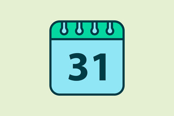 Calendar icon. icon related to UI elements. suitable for web site, app, user interfaces,element, printable etc. flat line icon style. simple vector design editable