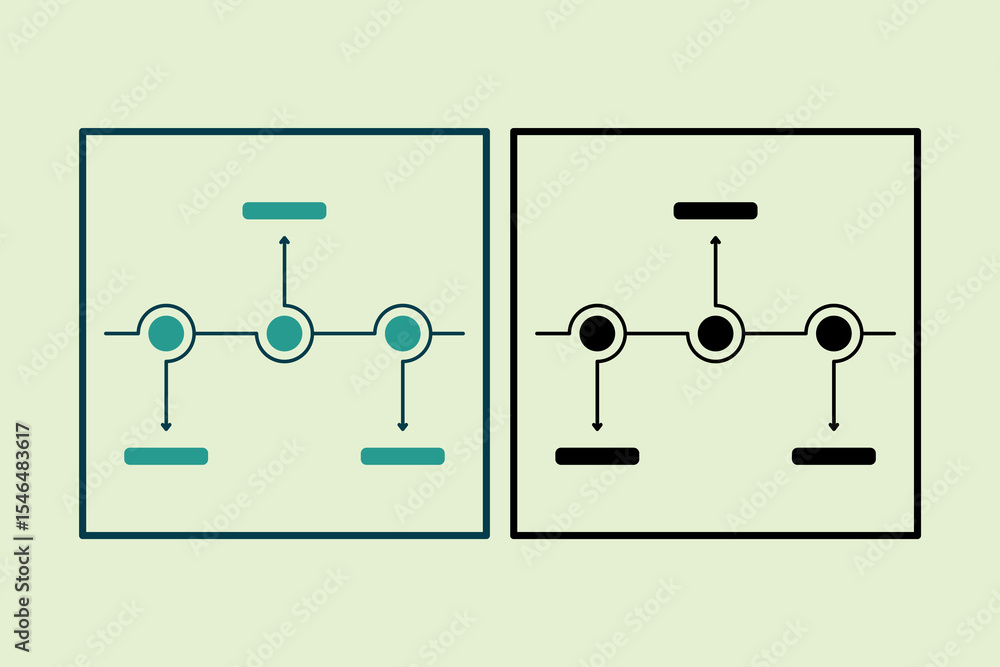 Aufkleber timeline icon. icon related to ui elements. suitable for web site, app, user interfaces,element, pri