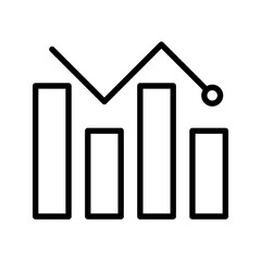 loss chart icon Isolated flat vector in outline icon set eps 10