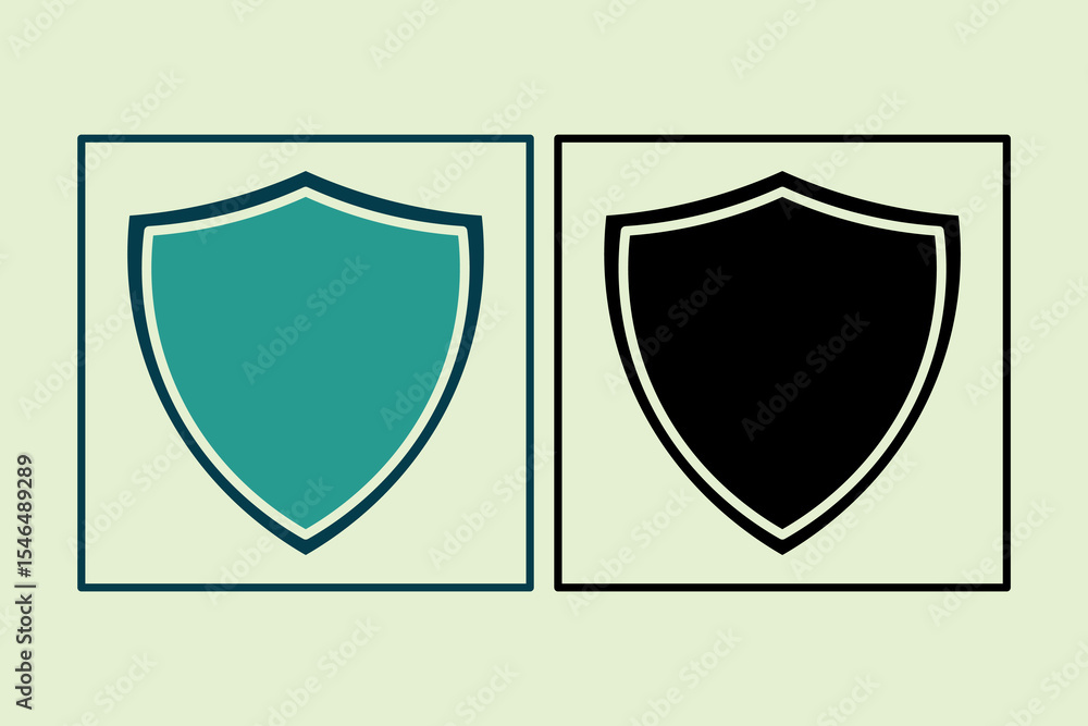 Poster shield icon. icon related to ui elements. suitable for web site, app, user interfaces,element, print