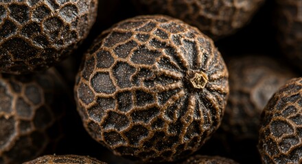Macro Photography of Brown Peppercorns