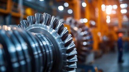 A close-up view of precision-engineered industrial machinery showcasing exceptional detail, symbolizing innovation, craftsmanship, and the technical prowess of modern manufacturing.
