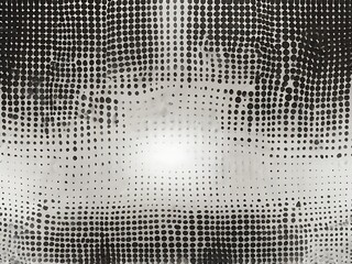 Abstract Black and White Dot Matrix Pattern A Modern and Dynamic Visual for Creative Projects and Digital Art Applications