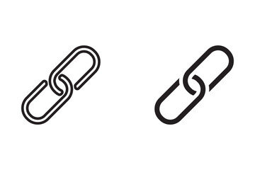 chain icon Isolated flat vector in outline icon set eps 10