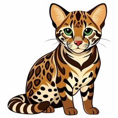 vector illustration of a tiger