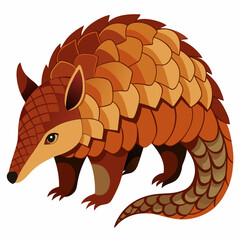 vector illustration of a cartoon chicken