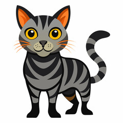 Obraz premium vector illustration of a cat