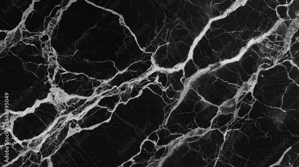 Aufkleber stunning black and white marble texture with intricate veining patterns creates luxurious and elegan