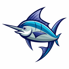 vector illustration of a fish