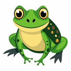green frog cartoon