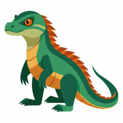 cartoon, animal, dinosaur, dragon, vector, illustration, reptile, crocodile, lizard, green, art, dino, cute, fun, monster, character, design, funny, wild, drawing, wildlife, nature, alligator, baby, t