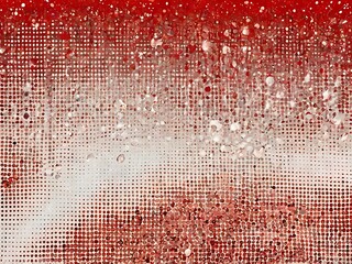 Abstract Red and White Dotted Pattern Background with Glitter Effect for Modern Design and Creative Projects with Unique Texture